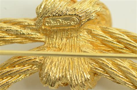 authentic christian dior pin.